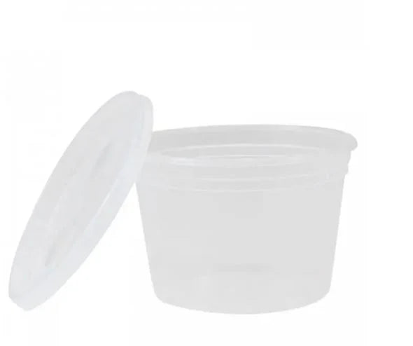 Loebay 16oz PP Deli Cups w/ Lids - 240ct