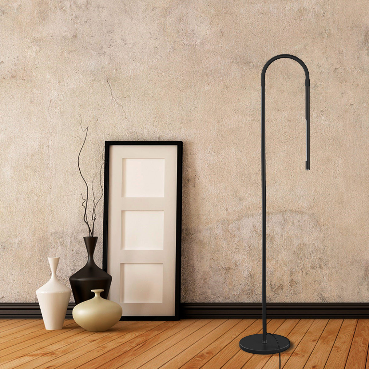 Led Modern Floor Lamps Flexible Gooseneck Standing Reading