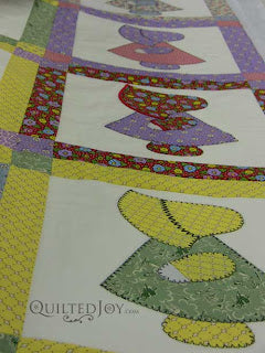 Sunbonnet Sue quilt, quilted by Angela Huffman