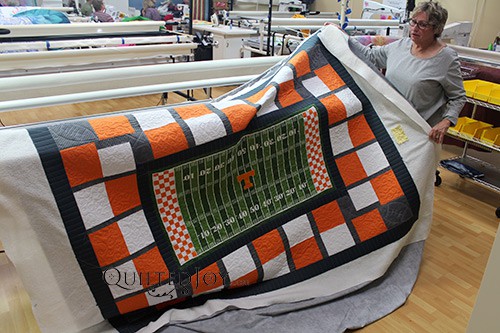 JoAnna University of Tennessee Panel Quilt