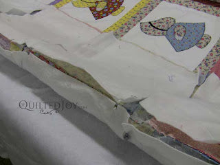 Sunbonnet Sue quilt, quilted by Angela Huffman