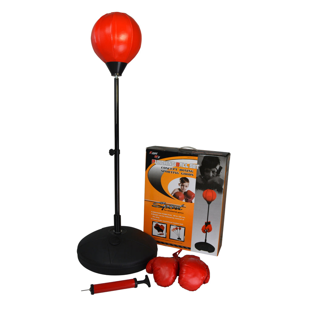 Tots Punching Bag Speed Ball Adjustable Stand with Boxing Gloves – Top Shop Sales