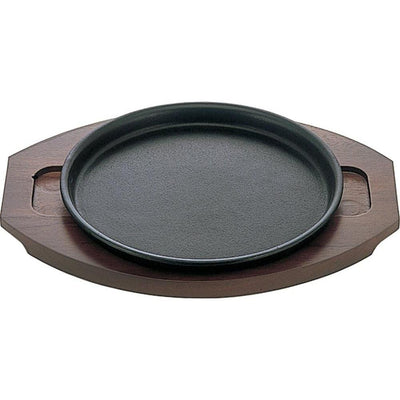 Ikenaga Ironworks Iron Okonomiyaki Iron Plate Round Shape 28 cm