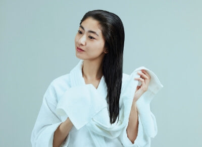 how to use fino hair oil semi dry hair