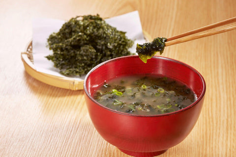 nori and miso soup