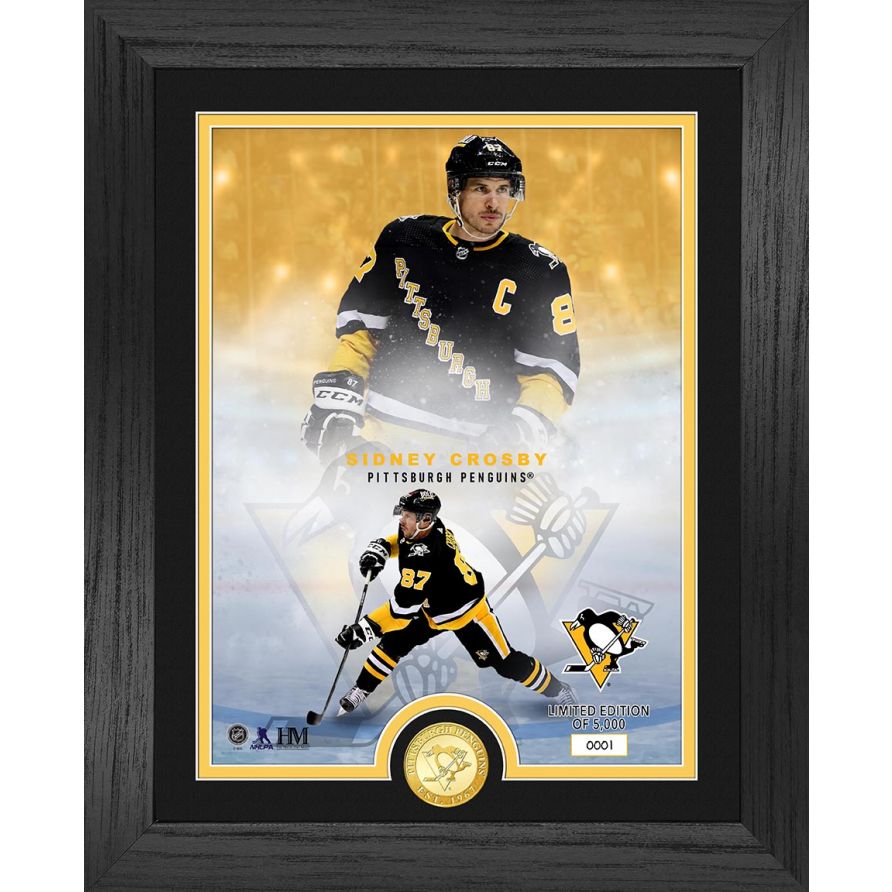 Pittsburgh Penguins Sidney Crosby Legends Bronze Coin Photo Mint