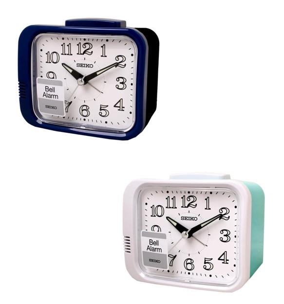 Seiko Bell Bedside Quiet Night Silent Alarm Clock QHK058 Available Mul – DK  Wholesale LTD