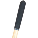 Cushioned end grip feature in 22 inch tine wood handle lawn rake.