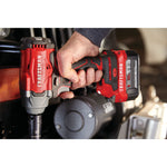 Half inch drive brushless cordless impact wrench being used.