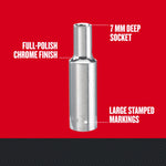 Graphic of CRAFTSMAN Sockets: 6-Point highlighting product features