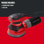 Graphic of CRAFTSMAN Sander highlighting product features