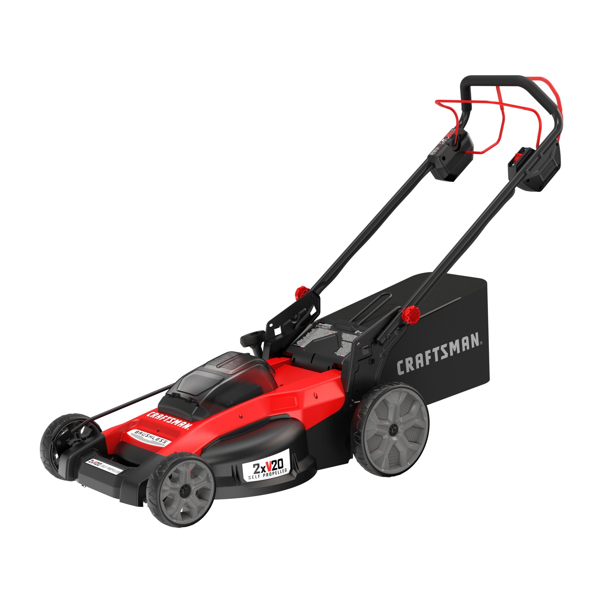 20 inch brushless cordless self propelled mower kit.