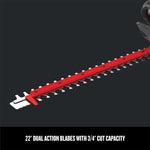 Graphic of CRAFTSMAN Hedge Trimmers highlighting product features