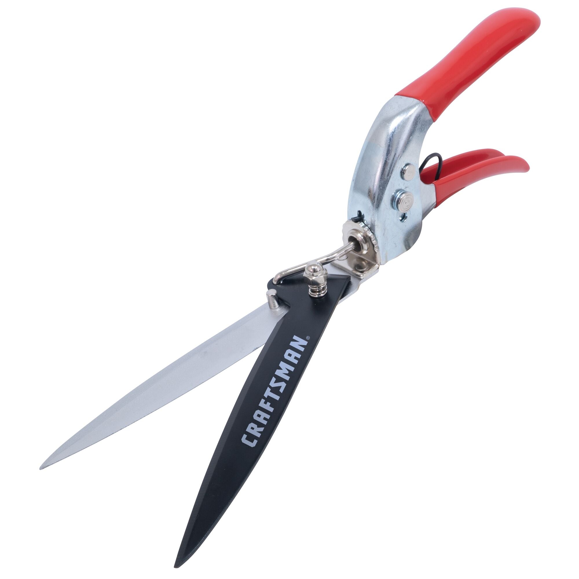 Right profile of swivel grass shears.