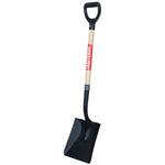 Wood handle transfer shovel.