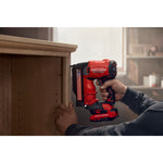 CRAFTSMAN V20 BRUSHLESS RP 23 guage pin nailer in use - battery sold separately 