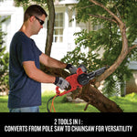 Graphic of CRAFTSMAN Pole Saws highlighting product features