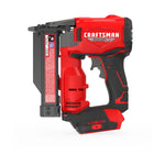 CRAFTSMAN V20 BRUSHLESS RP 23 guage pin nailer in use - battery sold separately 