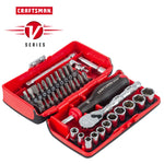 Graphic of CRAFTSMAN Mechanics Tool Set highlighting product features