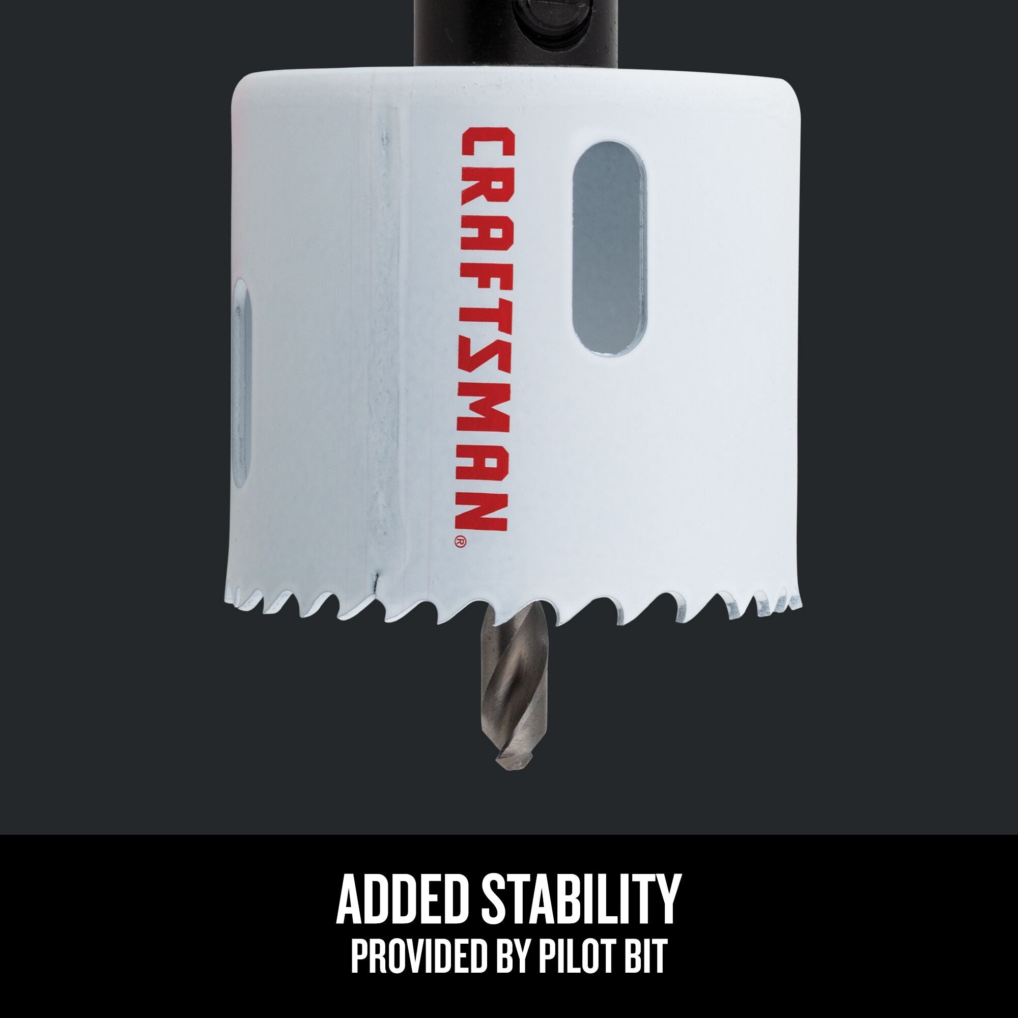 Graphic of CRAFTSMAN Hole Saws highlighting product features