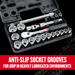 Graphic of CRAFTSMAN Mechanics Tool Set highlighting product features