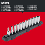 Graphic of CRAFTSMAN Sockets: 6-Point highlighting product features