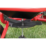 Durability feature of 85 pounds tow broadcast spreader.