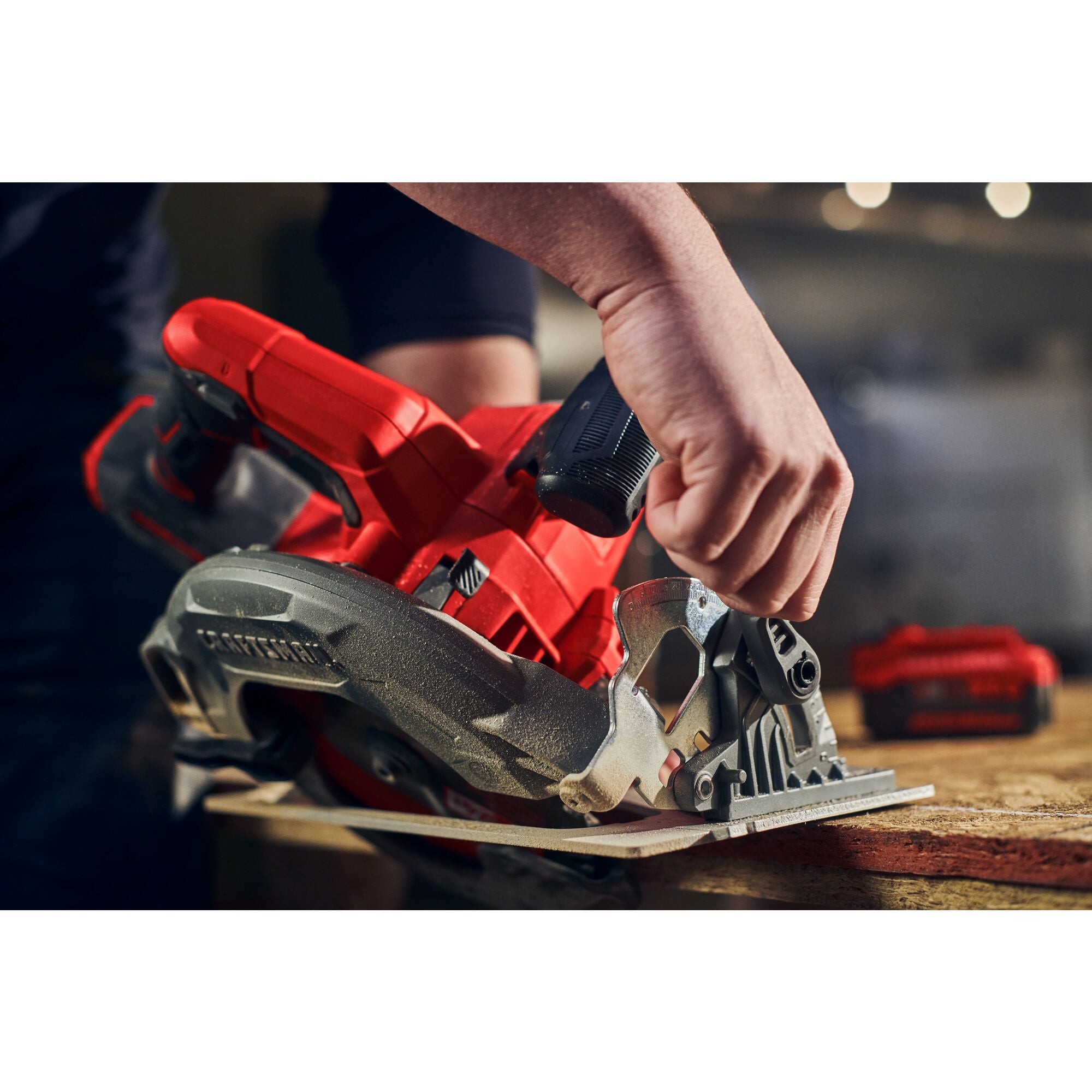 View of CRAFTSMAN Circular Saws  being used by consumer