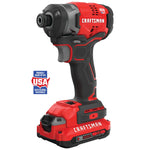 Proudly made in the usa with global materials feature of brushless cordless impact driver 2 batteries.
