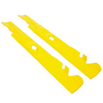 Left profile of 42 Inch Mulching and Side Discharging Blade Set.