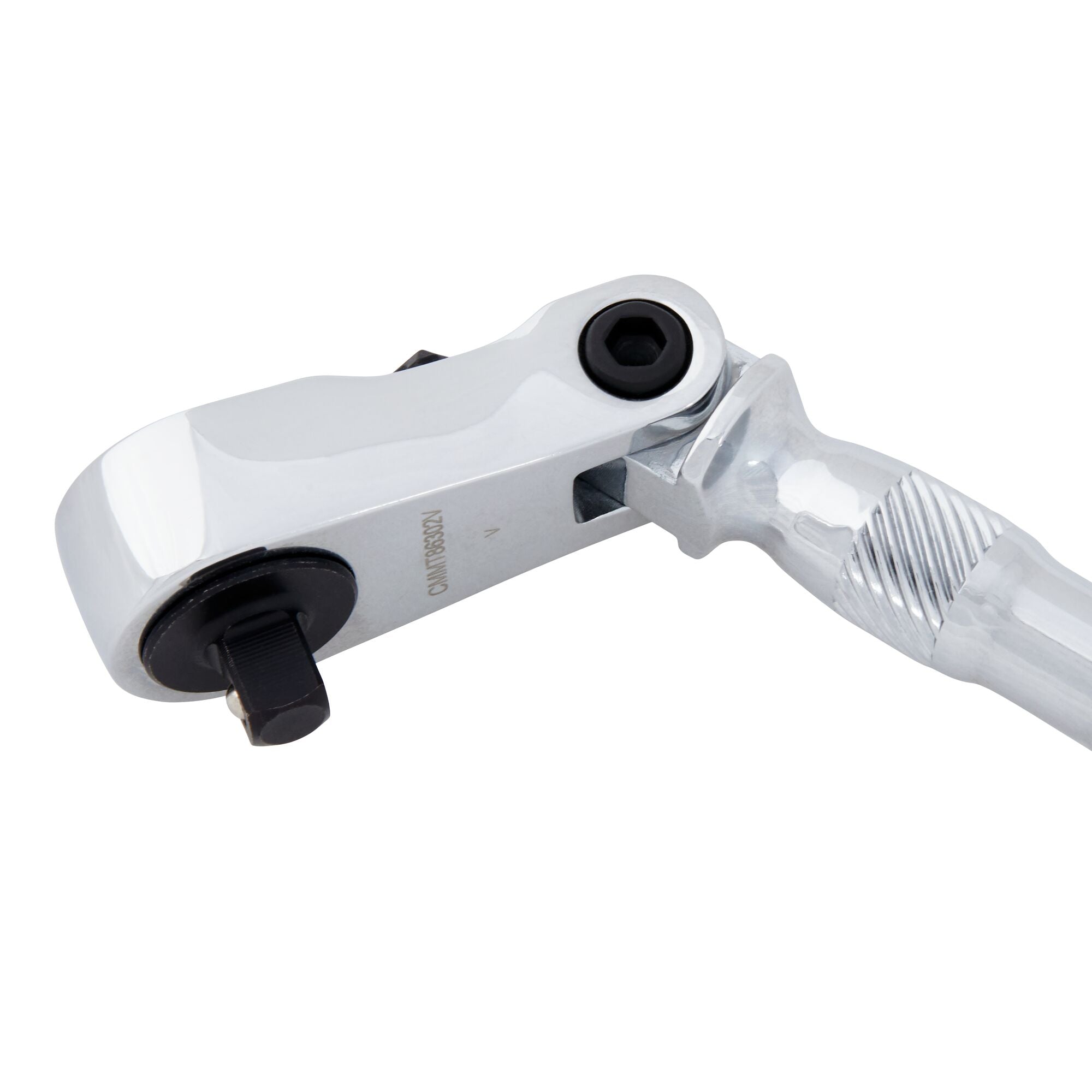 180 degrees articulating head feature in V series quarter inch drive flex head ratchet.