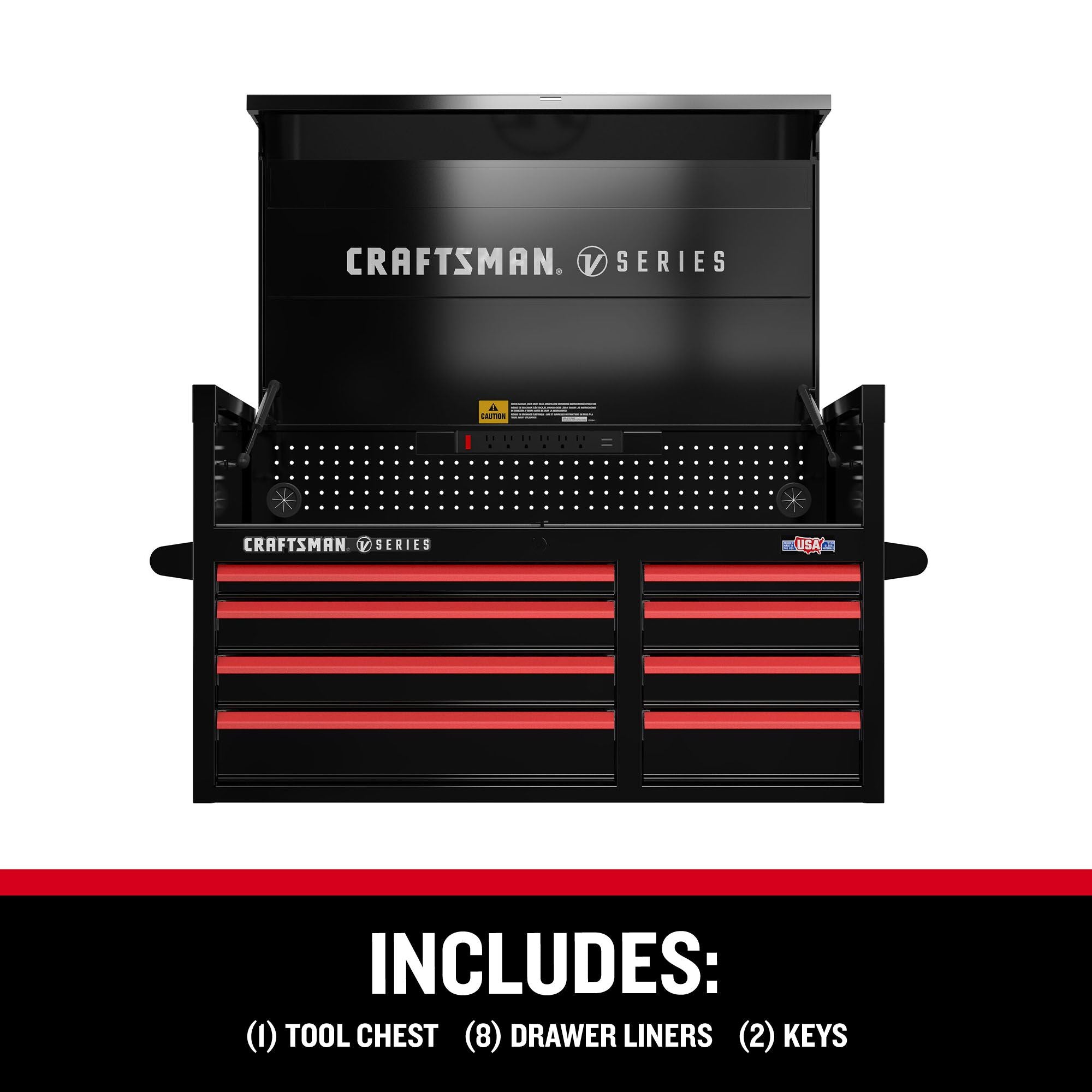 CRAFTSMAN V-Series 41-inch chest with includes feature call out