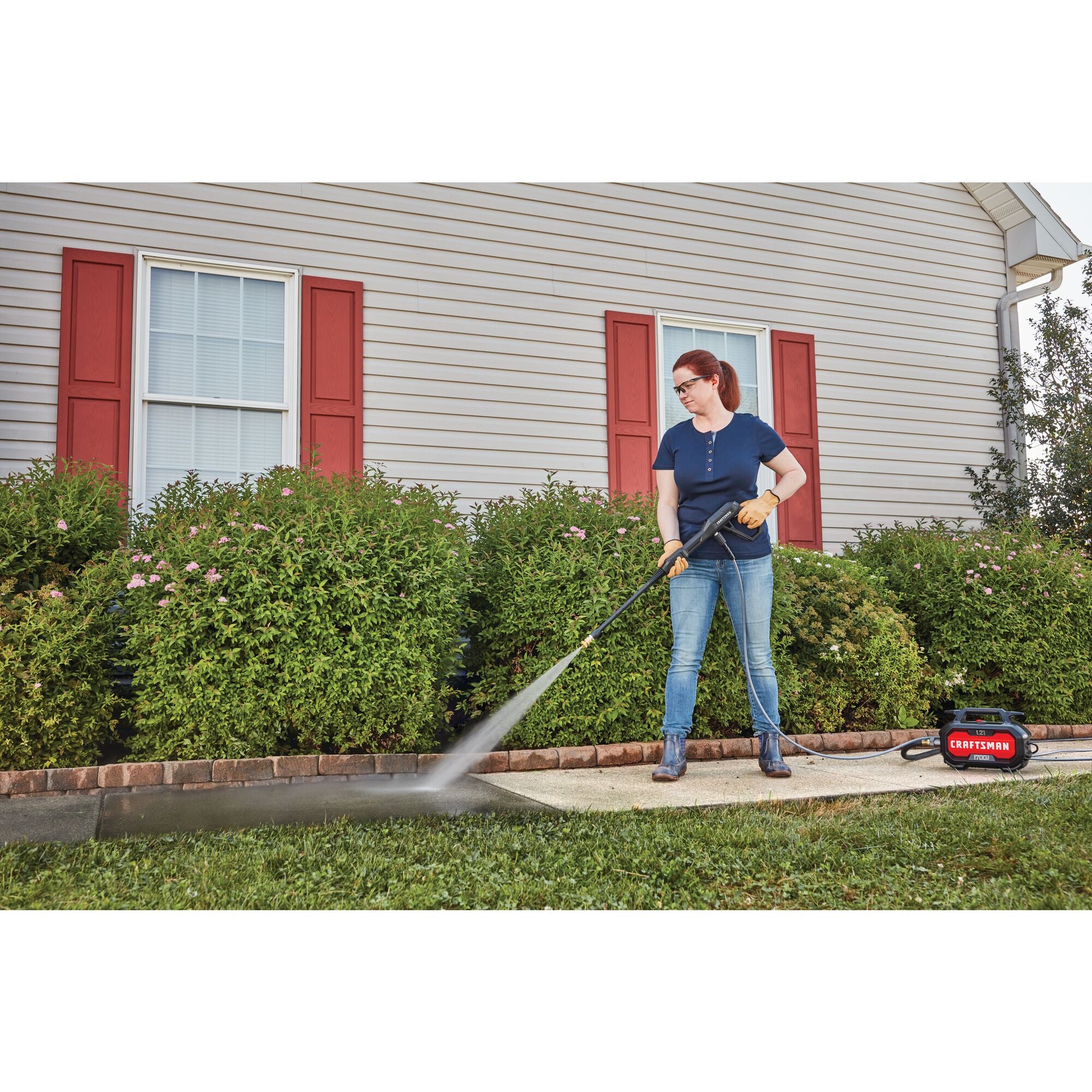 1,700 MAX psi* Electric Compact Cold Water Pressure Washer With Surfac