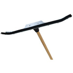 24 inch dual-blade floor squeegee curved foam blades