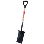 Wood handle border spade.