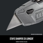 Graphic of CRAFTSMAN Knives & Blades: Knives: Utility highlighting product features