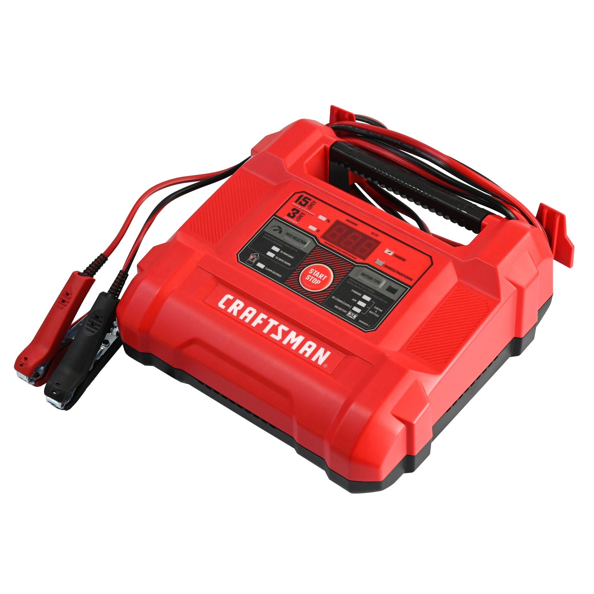 15A 6V/12V Fully Automatic Battery Charger and Maintainer main view