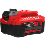 View of CRAFTSMAN Batteries & Chargers on white background