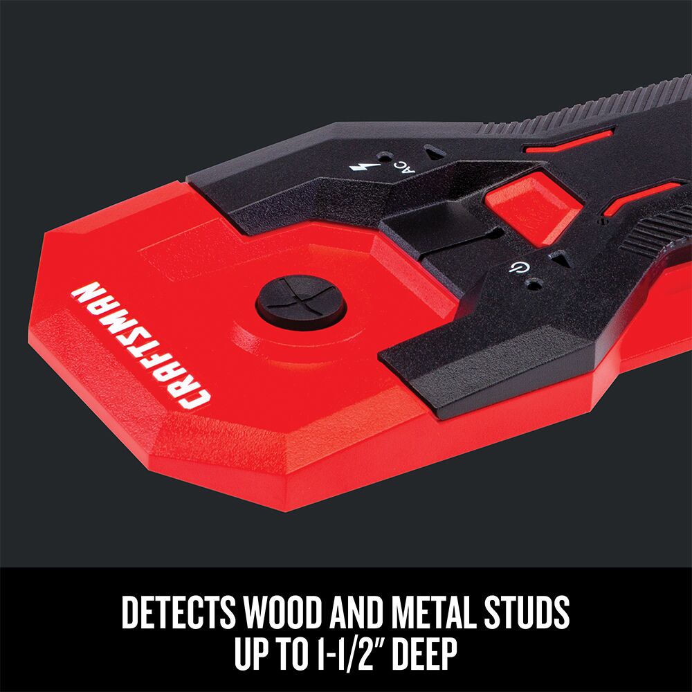 Graphic of CRAFTSMAN Measuring: Stud Finders highlighting product features