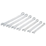 7 piece set 12 point metric standard combination wrench set.