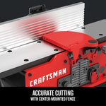 Graphic of CRAFTSMAN Bench & Stationary: Thickness Planers highlighting product features