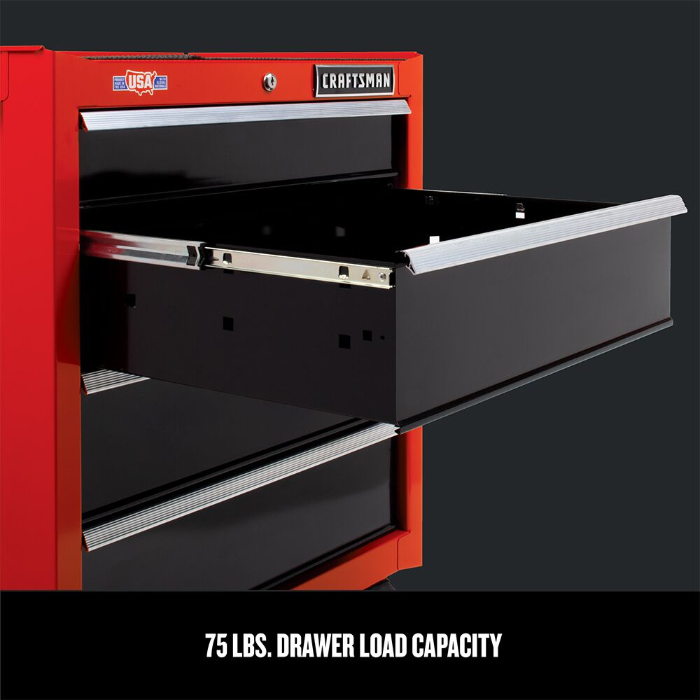 Graphic of CRAFTSMAN Storage: Cabinets & Chests Rolling highlighting product features