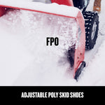 CRAFTSMAN 30-in. 357-cc Two-Stage Gas Snow Blower focused in on polyskid shoes