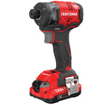 Brushless cordless impact driver 2 batteries.