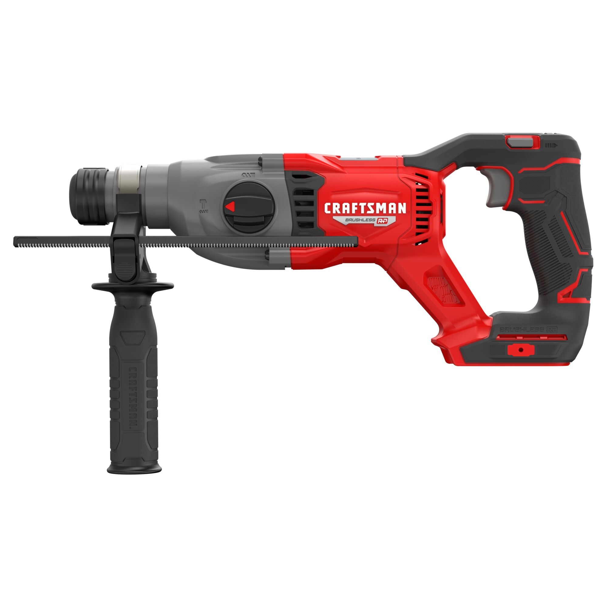 View of CRAFTSMAN Rotary Hammer on white background