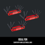 Graphic of CRAFTSMAN Screwdrivers: Hex Keys highlighting product features