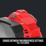 Graphic of CRAFTSMAN Lighting highlighting product features