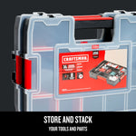 Graphic of CRAFTSMAN Storage: Part Organizers highlighting product features