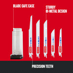 Graphic of CRAFTSMAN Blades: Reciprocating Saw highlighting product features