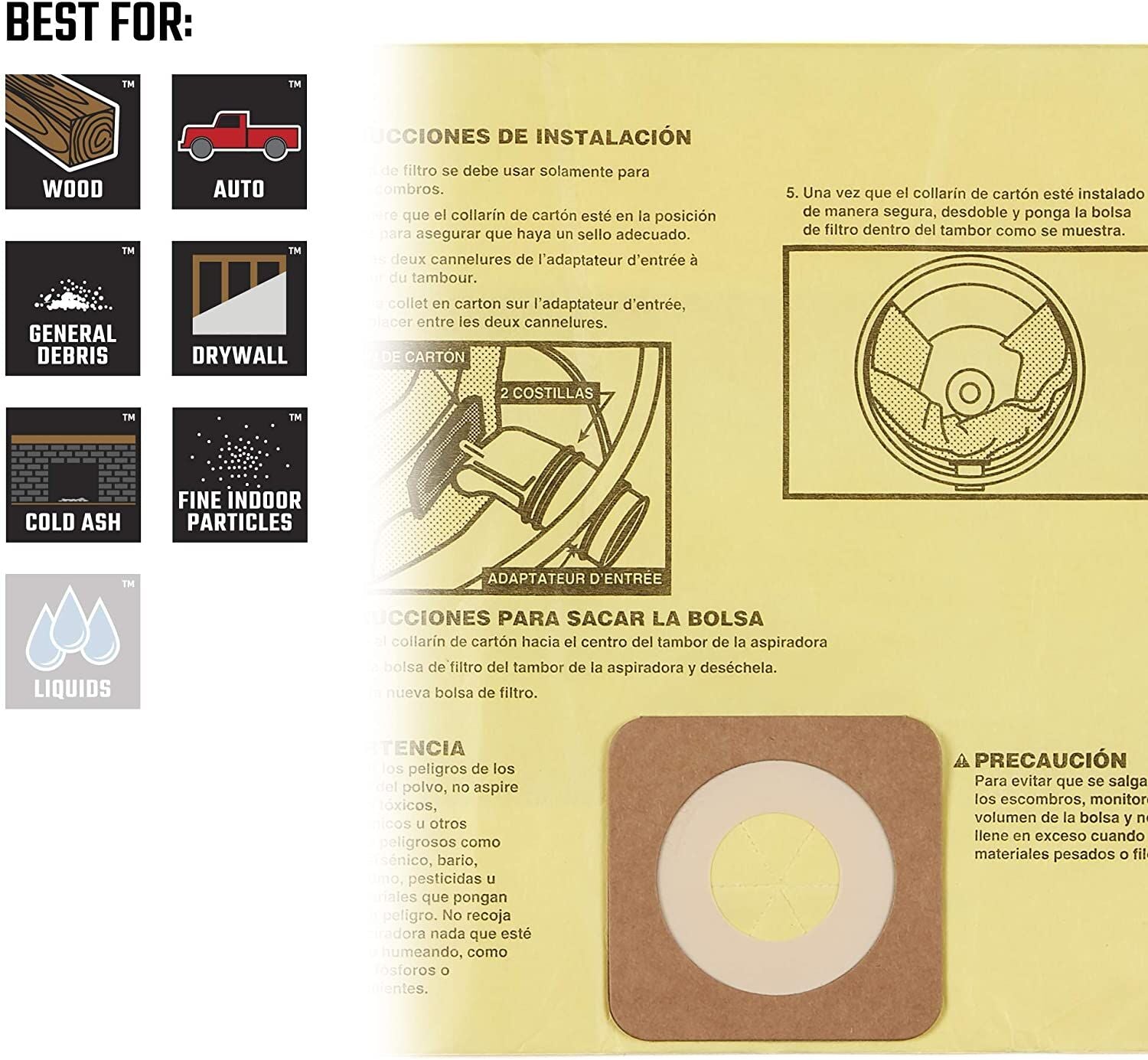 Graphic of CRAFTSMAN Vacuums: Accessories highlighting product features